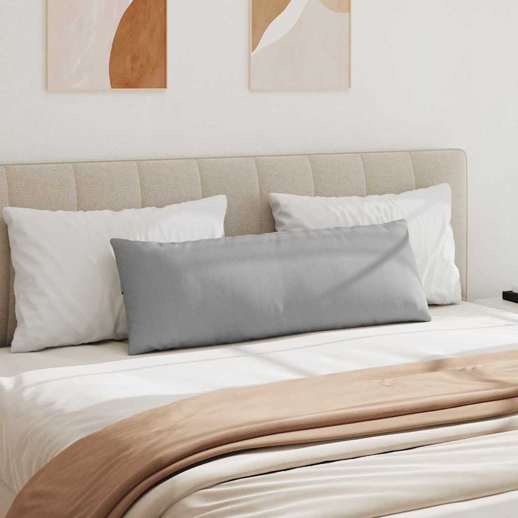 Cuscini da Divano 2 pz Tessuto Grigio Nuvola 120 x 40 cm