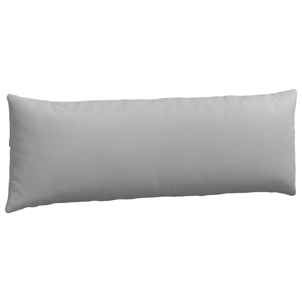 Cuscini da Divano 2 pz Tessuto Grigio Nuvola 120 x 40 cm