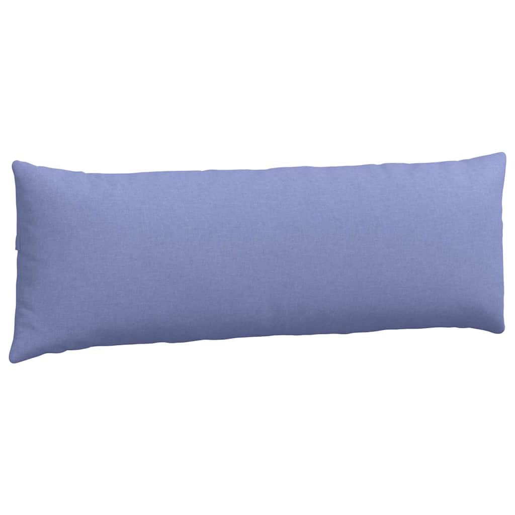 Cuscini da Divano 2 pz Tessuto Blu jeans 120 x 40 cm