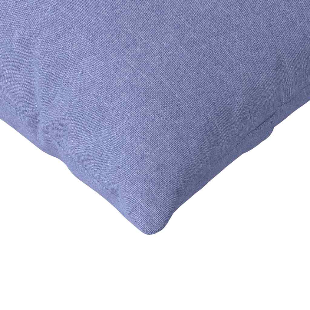 Cuscini da Divano 2 pz Tessuto Blu jeans 120 x 40 cm