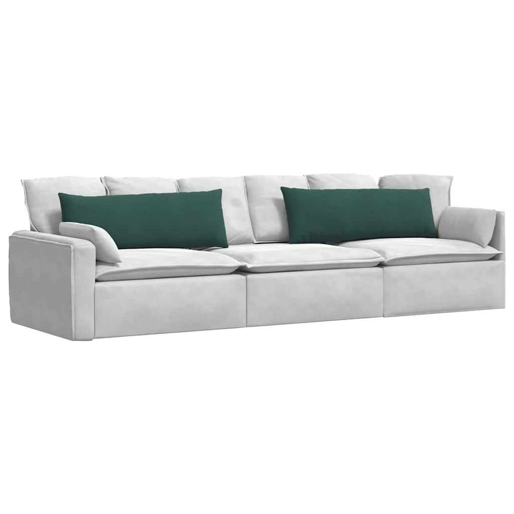 Cuscini da Divano 2 pcs Verde Scuro 120 x 40 cm