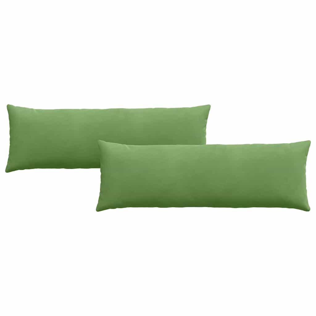 Cuscini da Divano 2 pcs Verde chiaro 120 x 40 cm