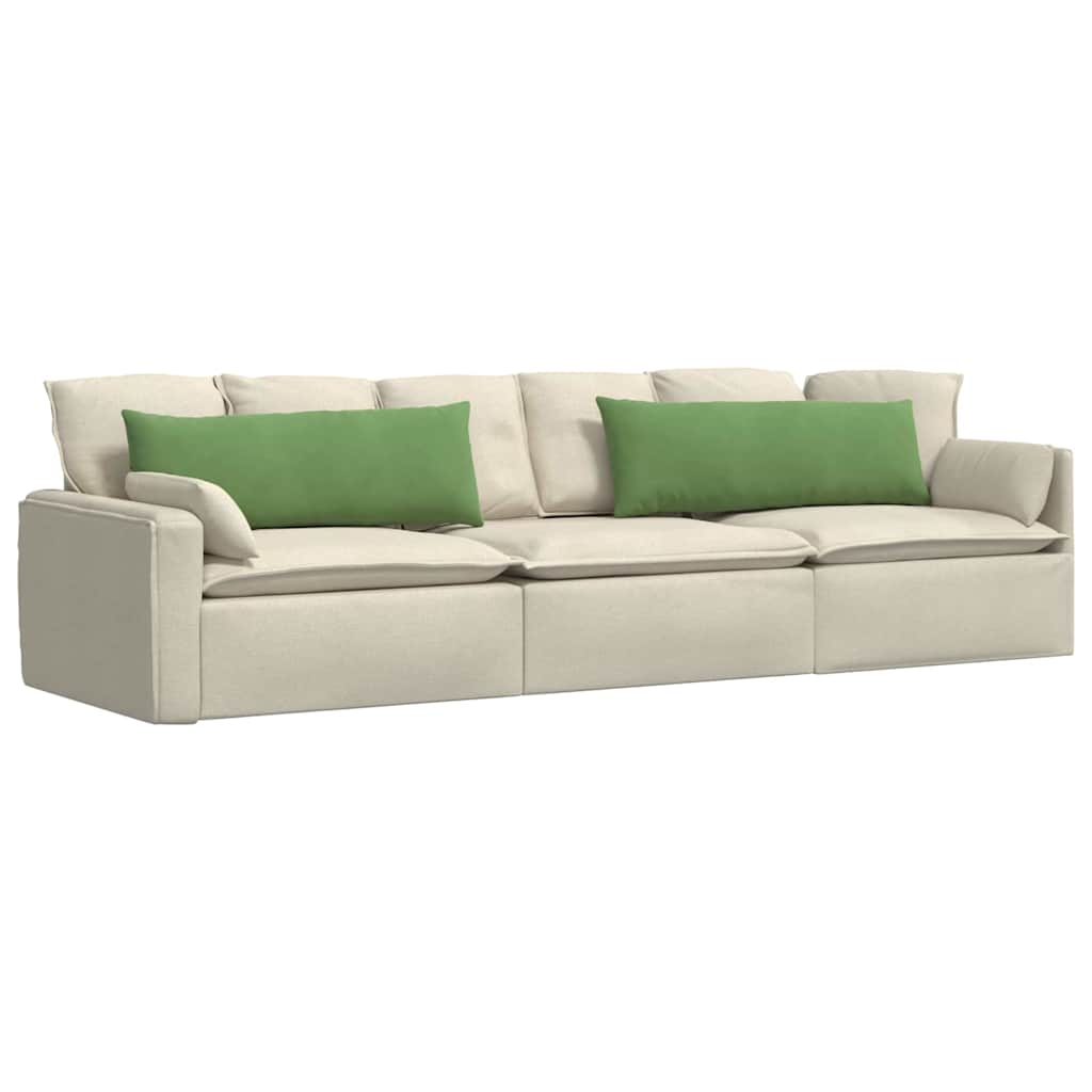 Cuscini da Divano 2 pcs Verde chiaro 120 x 40 cm