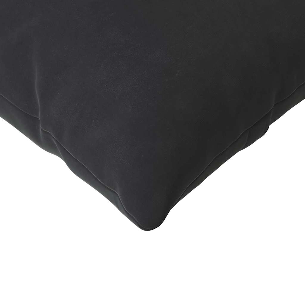 Cuscini da Divano 2 pcs Nero 120 x 40 cm Tessuto in Cords