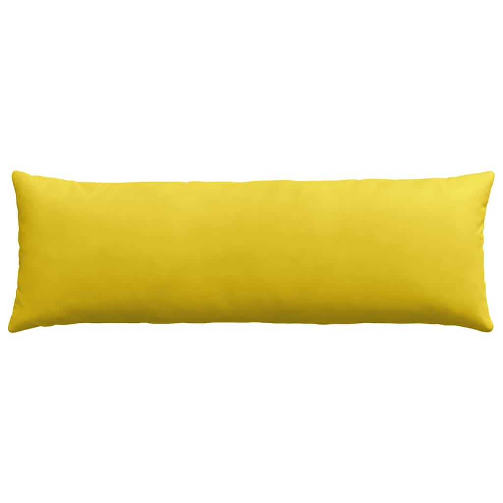 Cuscini da Divano 2 pcs Giallo 120 x 40 cm Tessuto in Cords