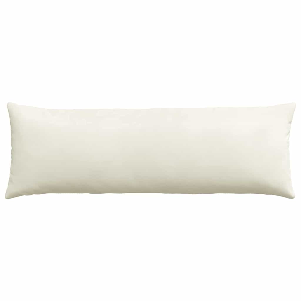 Cuscini da Divano 2 pcs Crema 120 x 40 cm Tessuto in Cords
