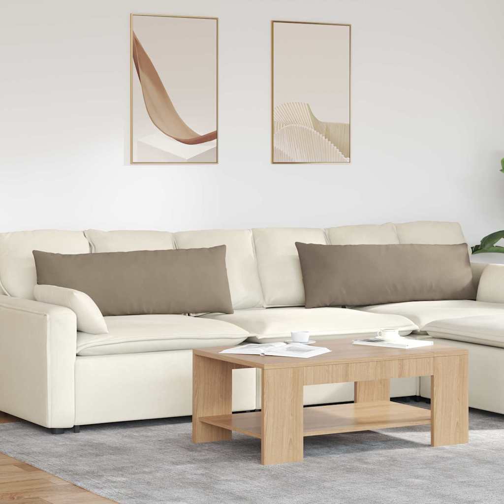 Cuscini da Divano 2 pz Tessuto Talpa 120 x 40 cm