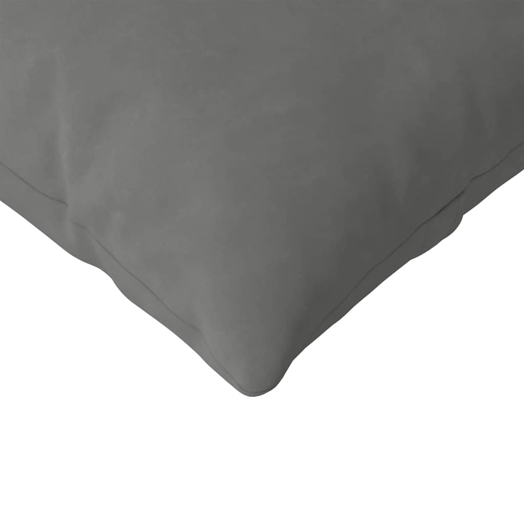 Cuscini da Divano 2 pz Tessuto Grigio scuro 120 x 40 cm