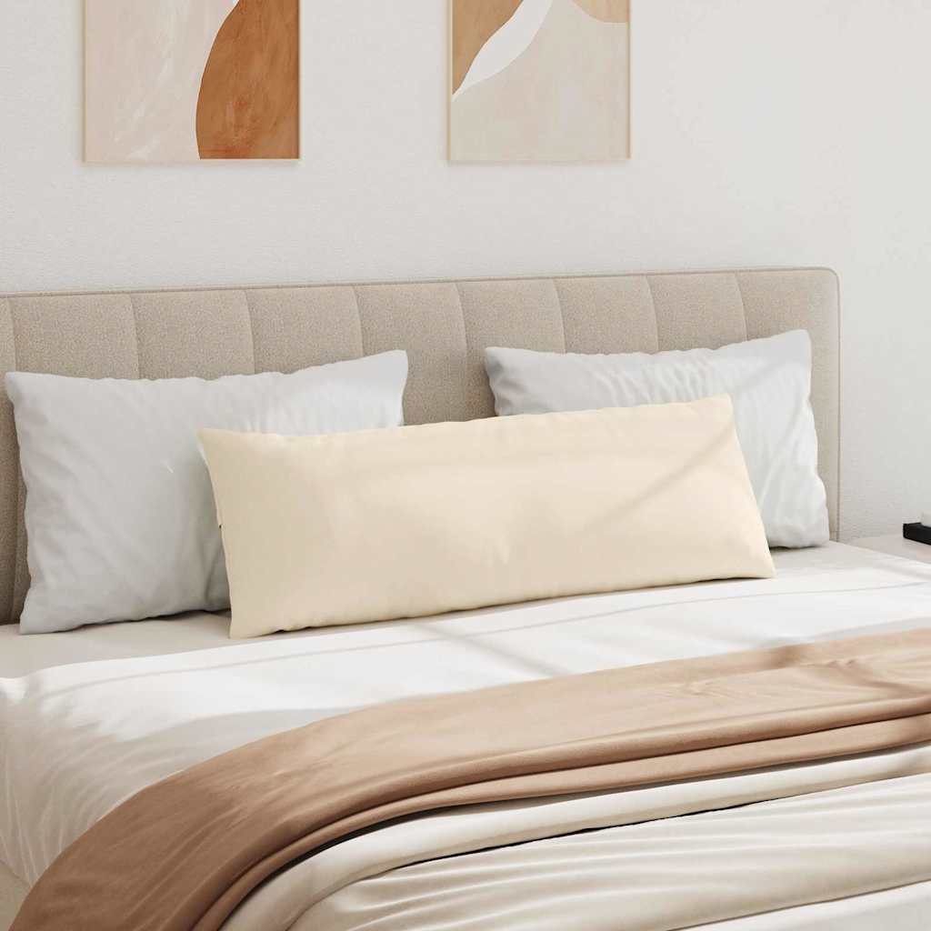 Cuscini da Divano 2 pz Tessuto Beige 120 x 40 cm