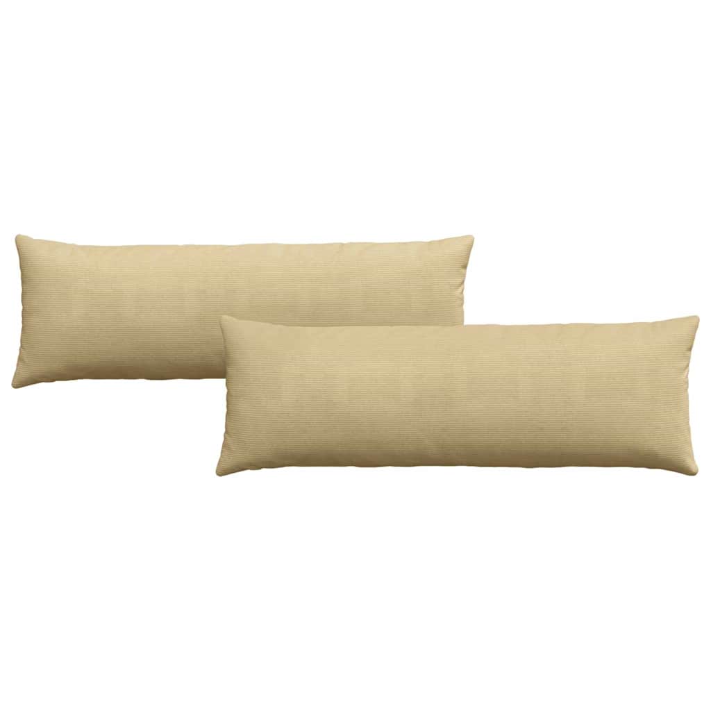 Cuscini da Divano 2 pcs Grigio Verde 120 x 40 cm
