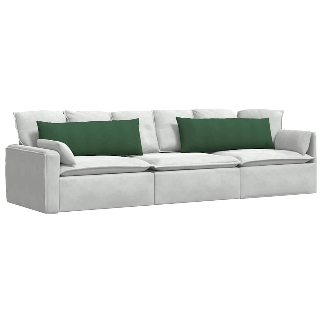 Cuscini da Divano 2 pcs Verde Scuro 120 x 40 cm