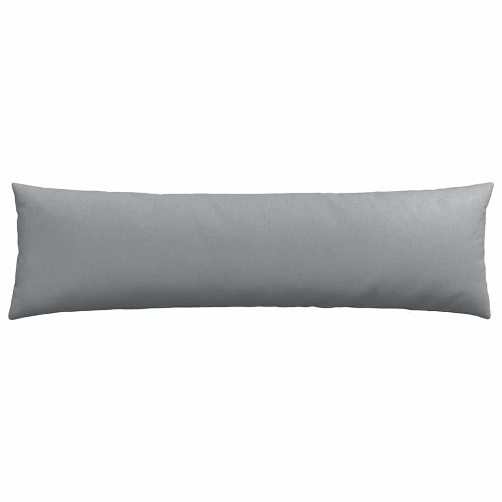 Cuscini da Divano 2 pz Tessuto Grigio chiaro 145 x 40 cm