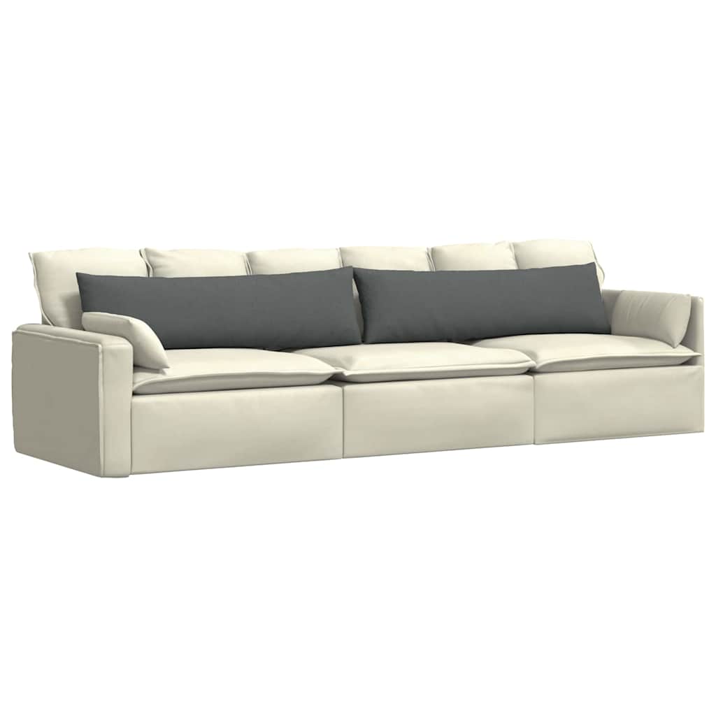 Cuscini da Divano 2 pz Tessuto Grigio scuro 145 x 40 cm