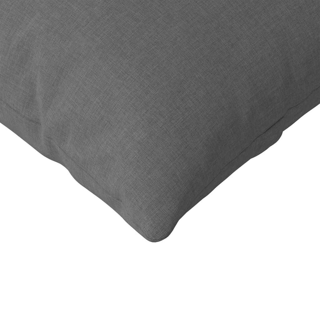 Cuscini da Divano 2 pz Tessuto Grigio scuro 145 x 40 cm