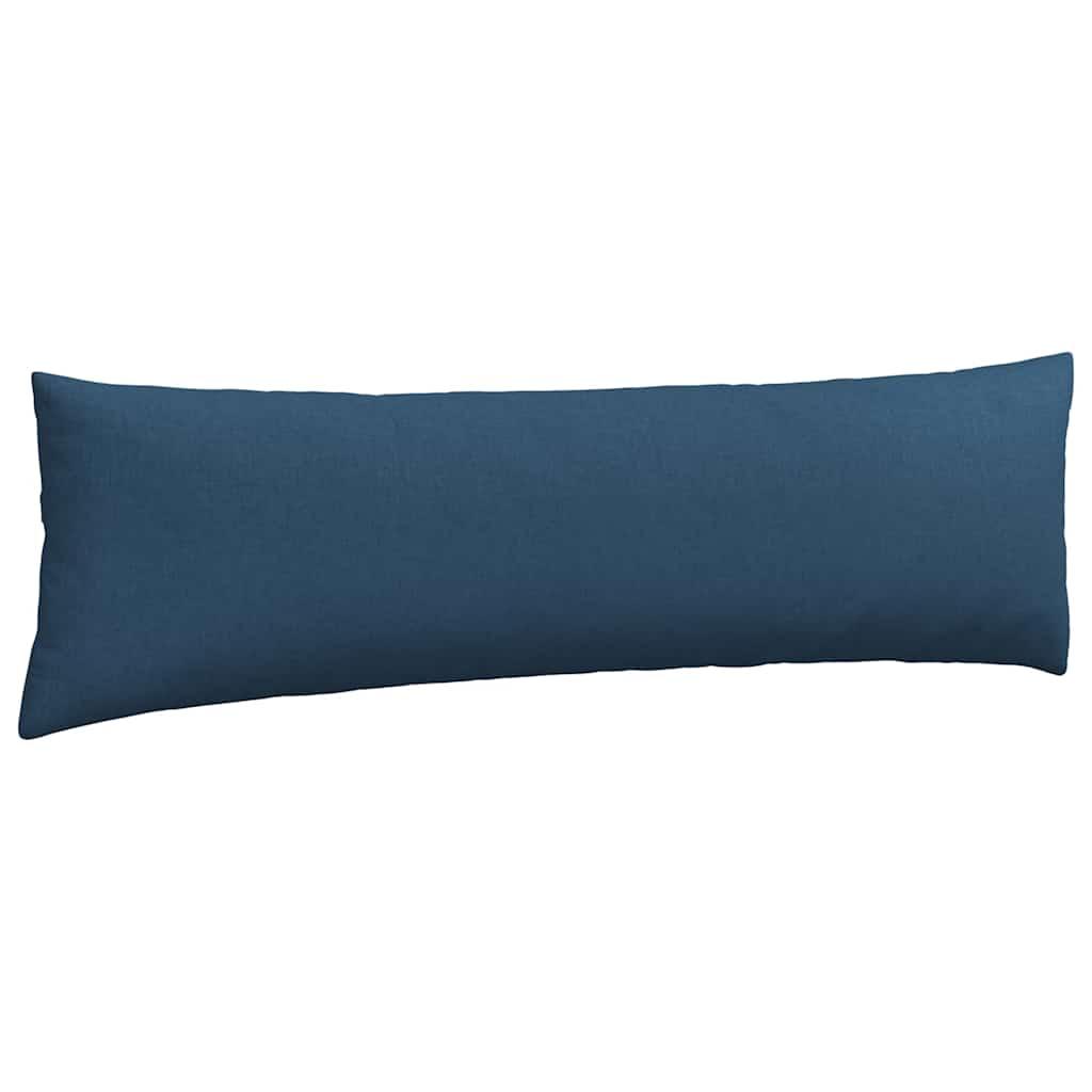 Cuscini da Divano 2 pz Tessuto Blu 145 x 40 cm