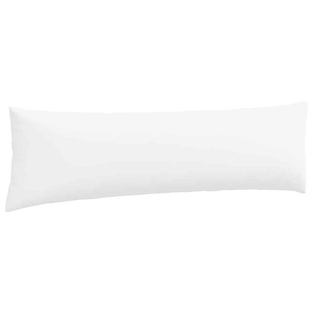 Cuscini da Divano 2 pz Tessuto Bianco 145 x 40 cm
