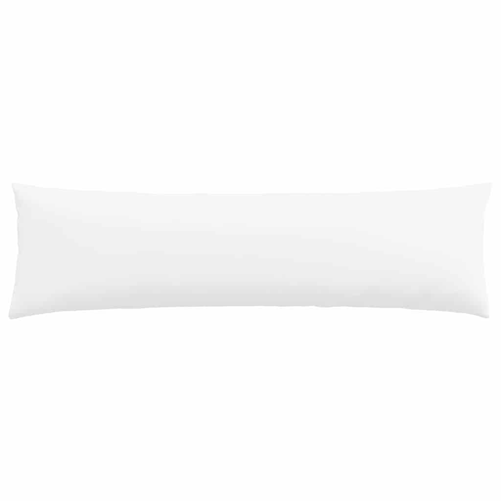Cuscini da Divano 2 pz Tessuto Bianco 145 x 40 cm