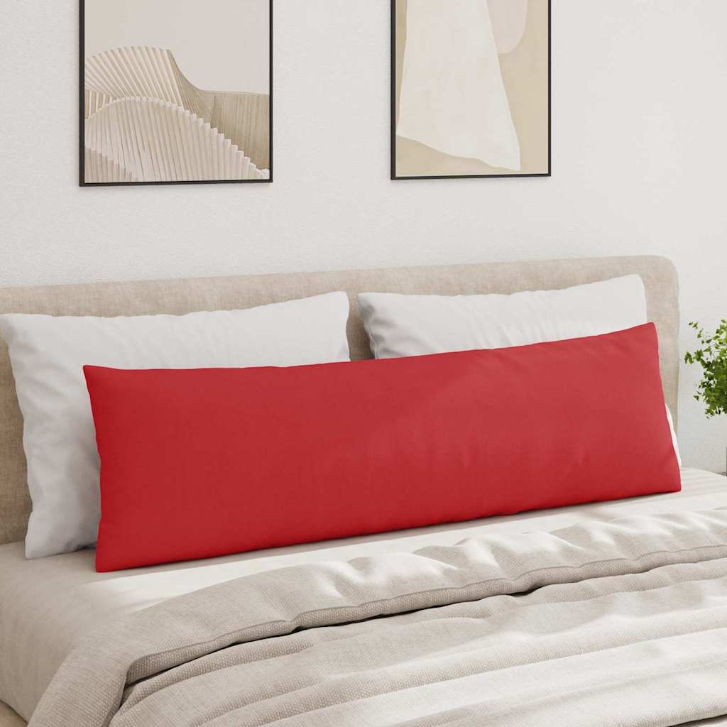 Cuscini da Divano 2 pz Tessuto Rosso 145 x 40 cm