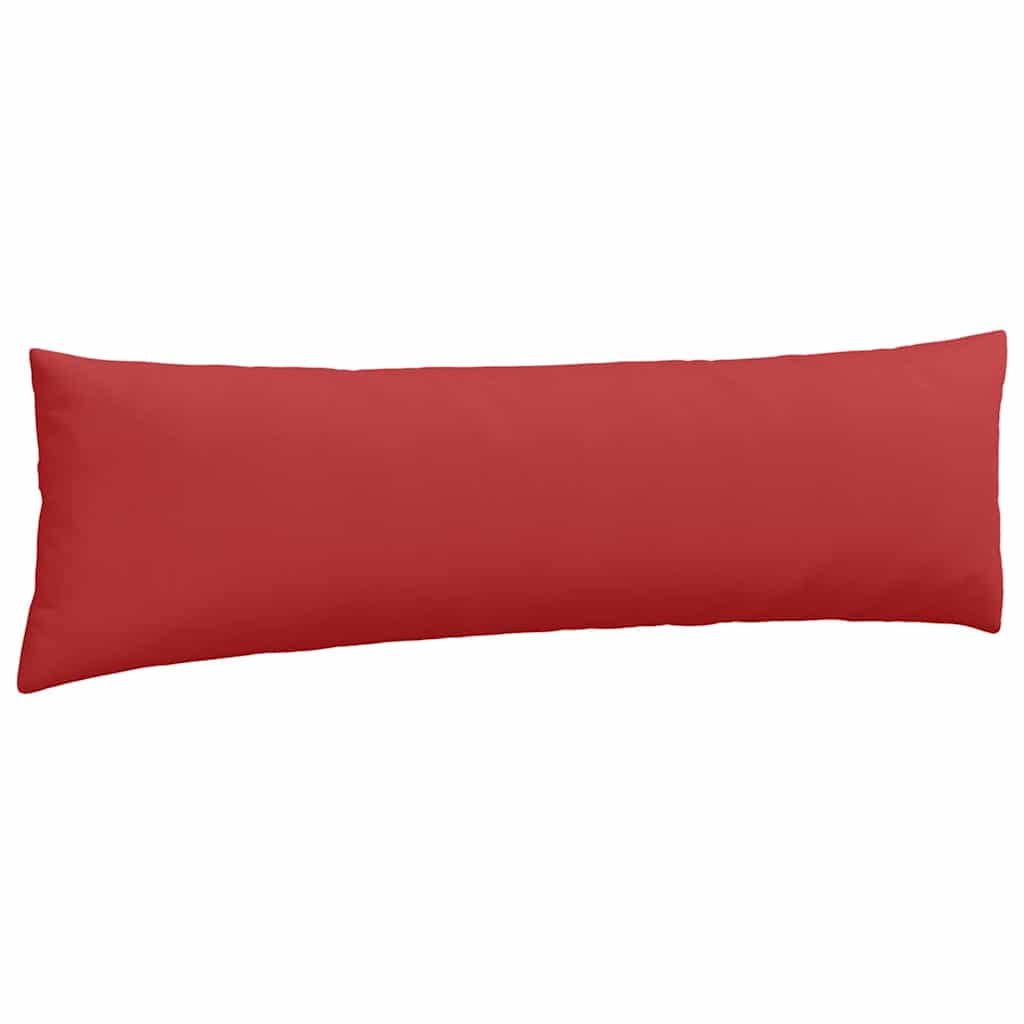 Cuscini da Divano 2 pz Tessuto Rosso 145 x 40 cm