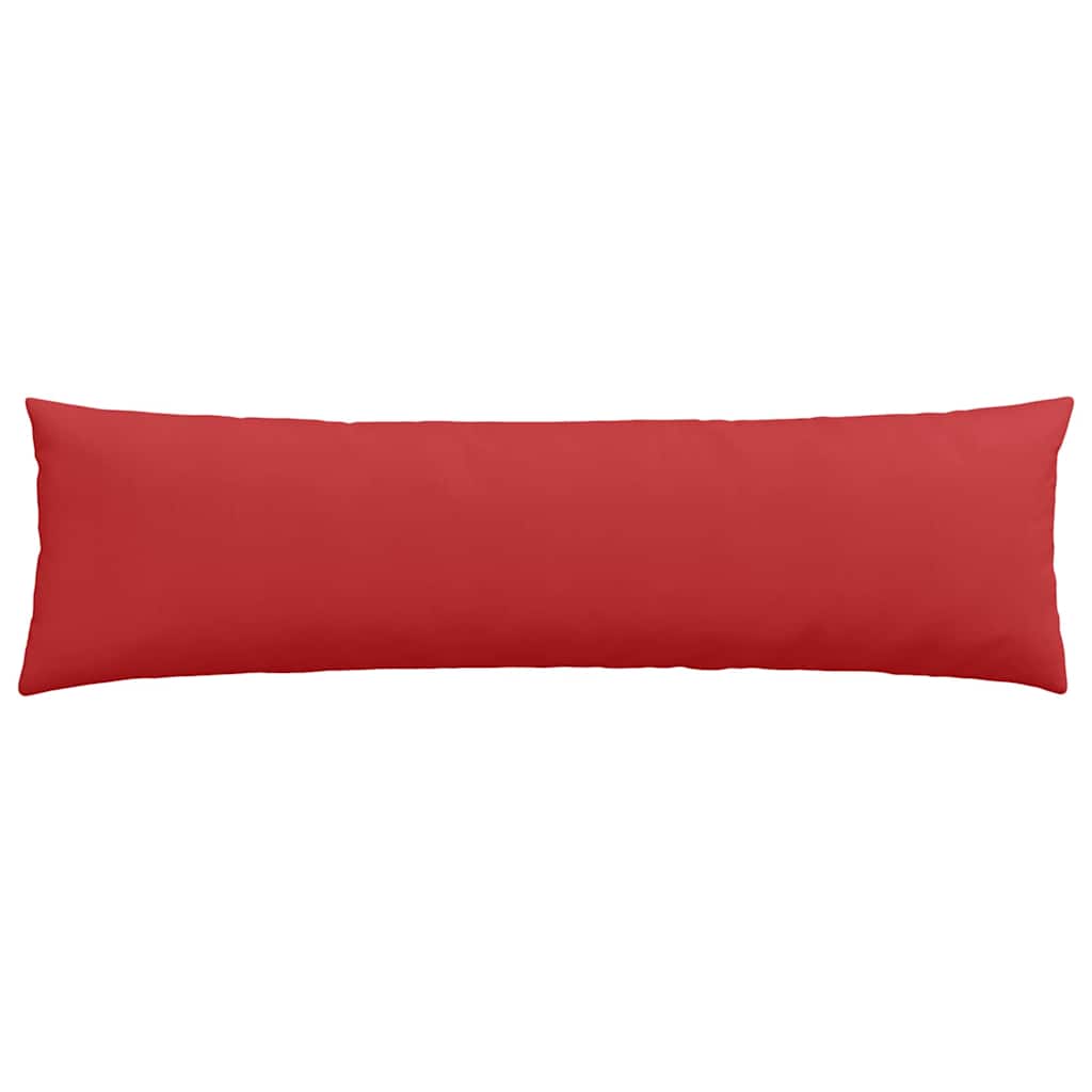 Cuscini da Divano 2 pz Tessuto Rosso 145 x 40 cm