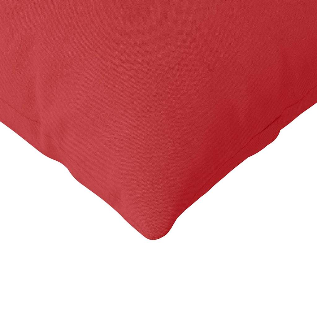 Cuscini da Divano 2 pz Tessuto Rosso 145 x 40 cm