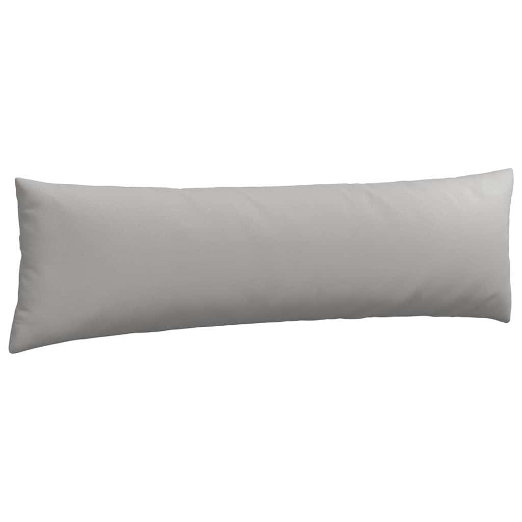 Cuscini da Divano 2 pz Tessuto Grigio Nuvola 145 x 40 cm