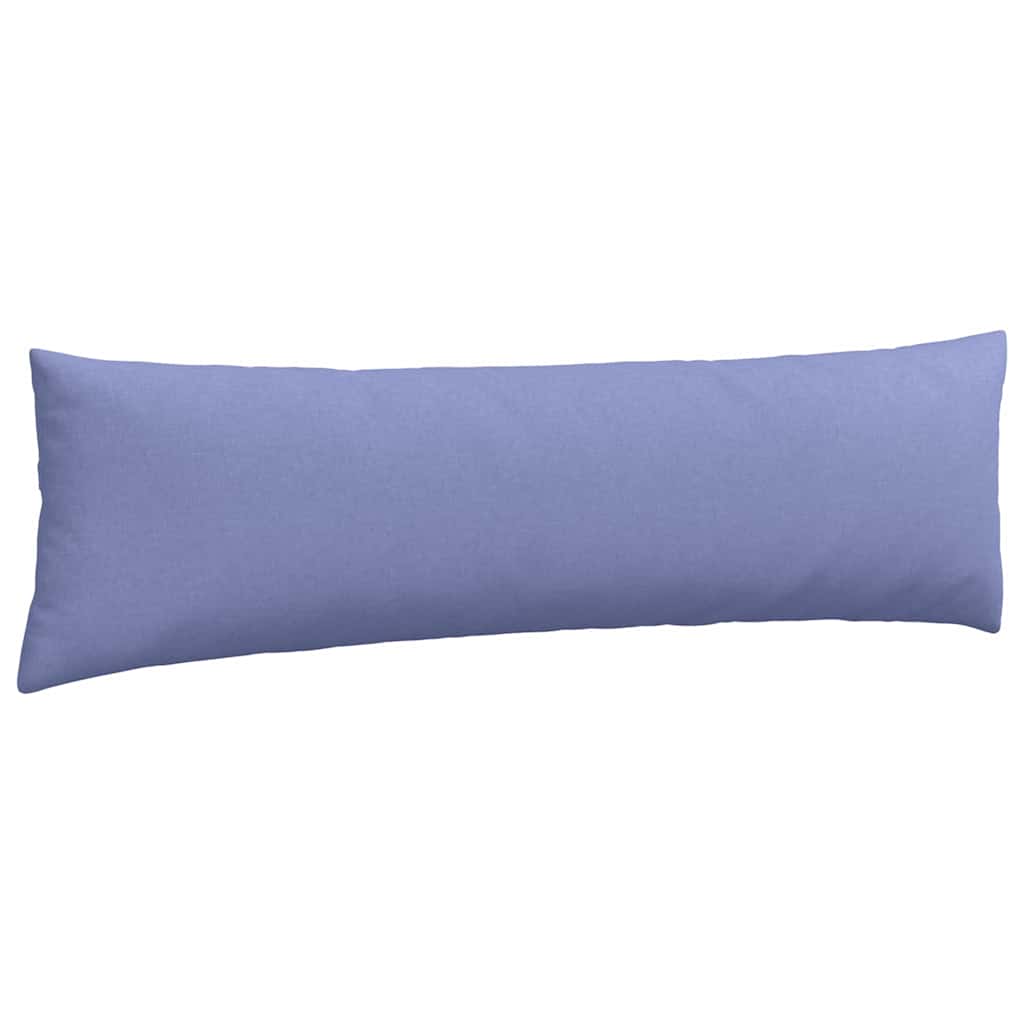 Cuscini da Divano 2 pz Tessuto Blu jeans 145 x 40 cm