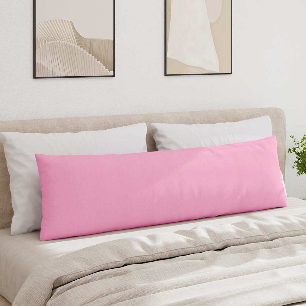 Cuscini da Divano 2 pz Tessuto Rosa 145 x 40 cm