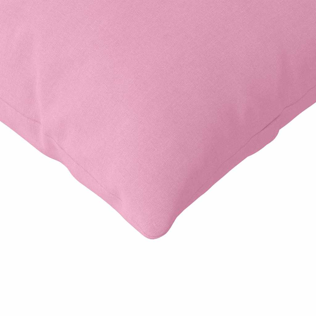 Cuscini da Divano 2 pz Tessuto Rosa 145 x 40 cm