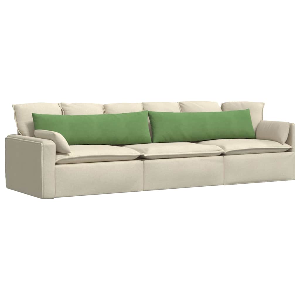 Cuscini da Divano 2 pcs Verde chiaro 145 x 40 cm