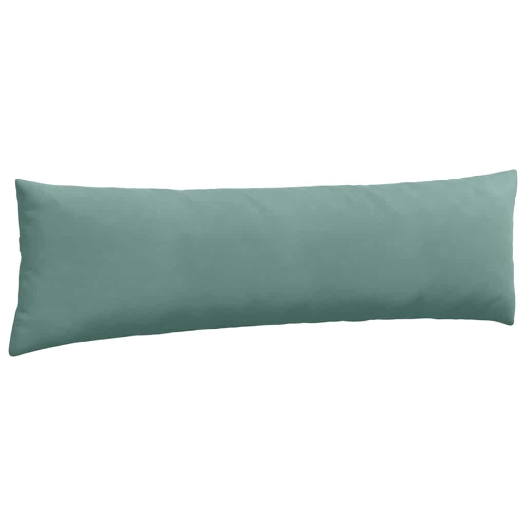 Cuscini da Divano 2 pcs Verde Mare 145 x 40 cm Tessuto in Cords
