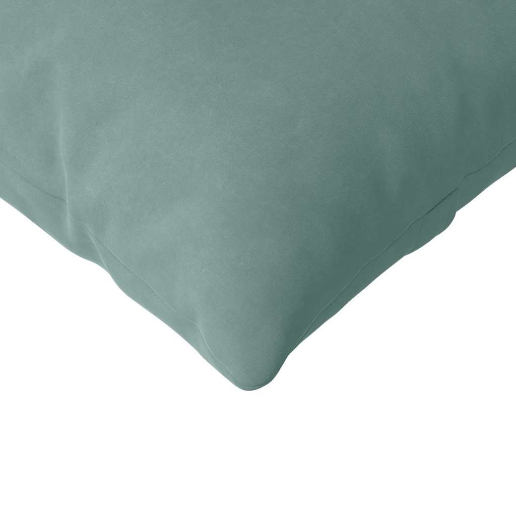 Cuscini da Divano 2 pcs Verde Mare 145 x 40 cm Tessuto in Cords