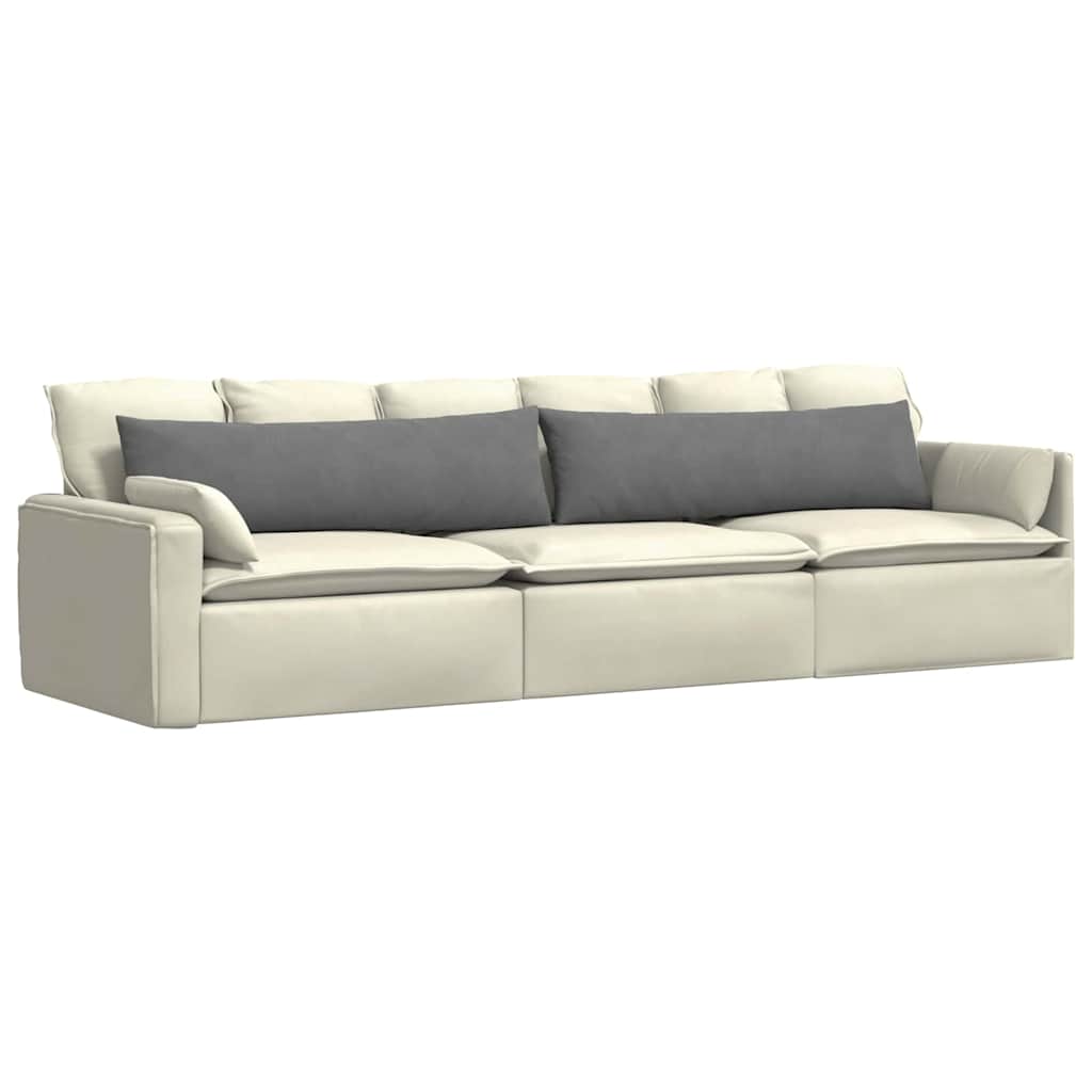 Cuscini da Divano 2 pz Tessuto Grigio scuro 145 x 40 cm