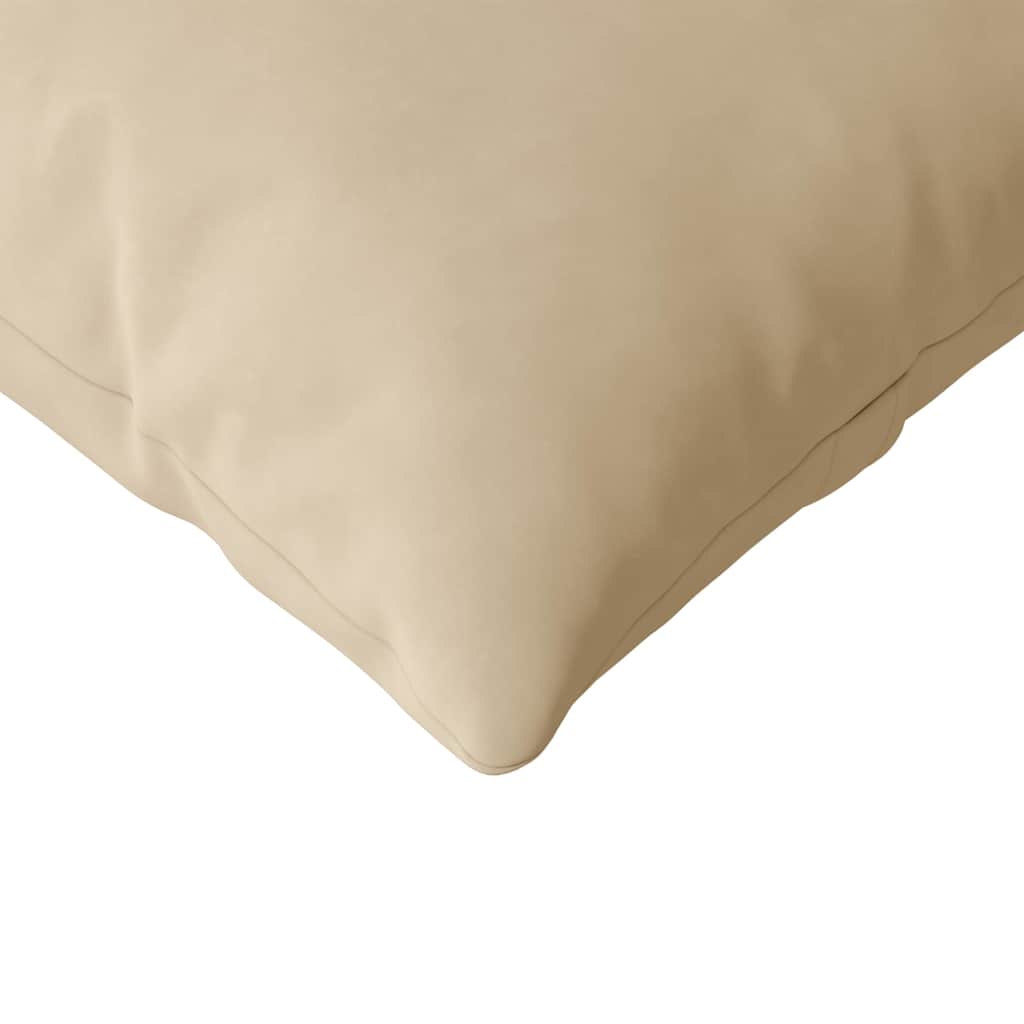 Cuscini da Divano 2 pz Tessuto Crema 145 x 40 cm