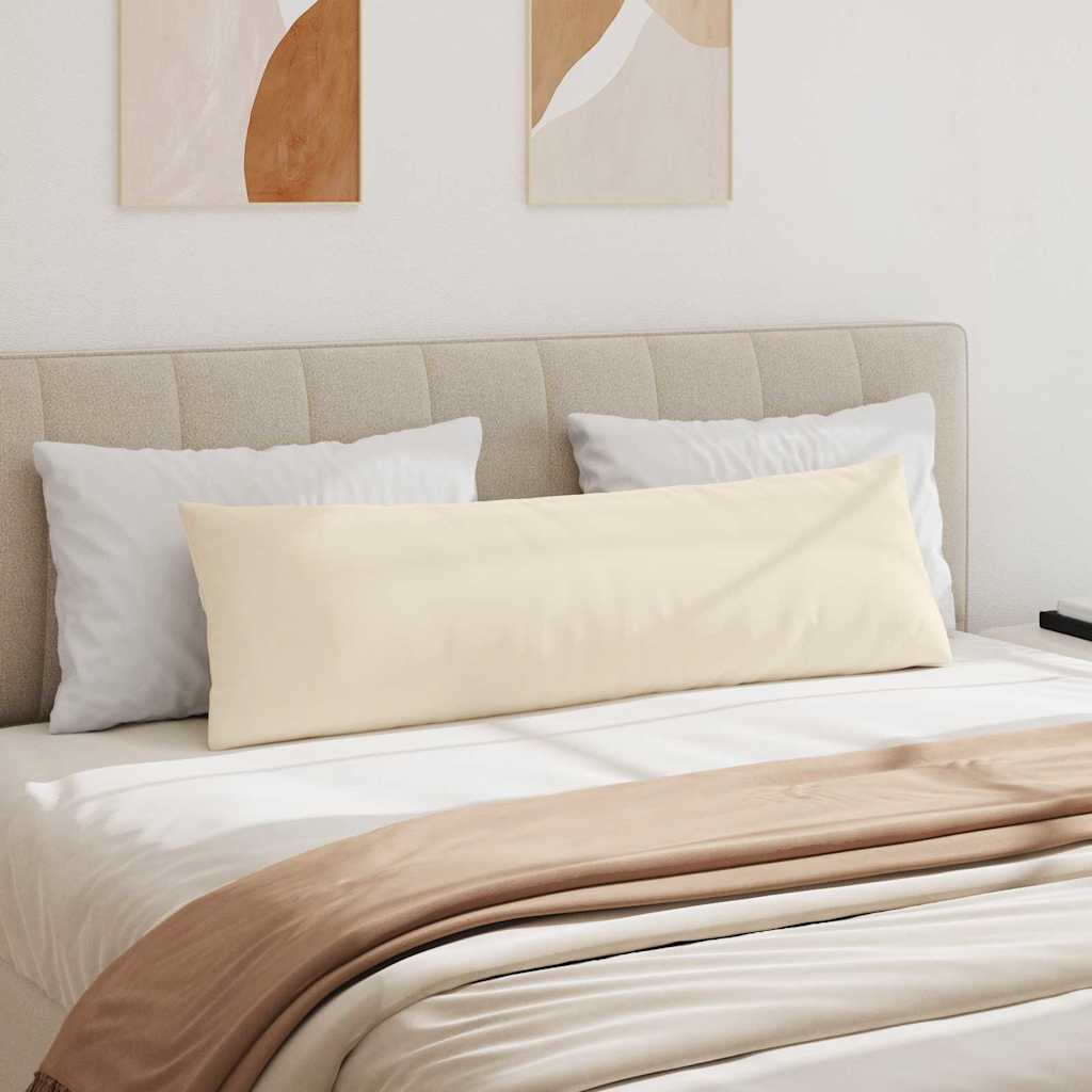 Cuscini da Divano 2 pz Tessuto Beige 145 x 40 cm
