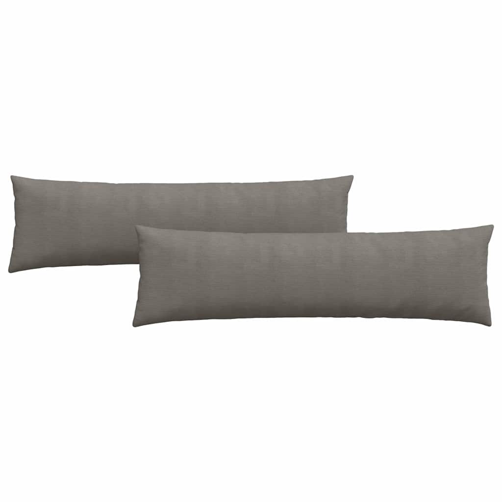Cuscini da Divano 2 pcs Grigio chiaro 145 x 40 cm