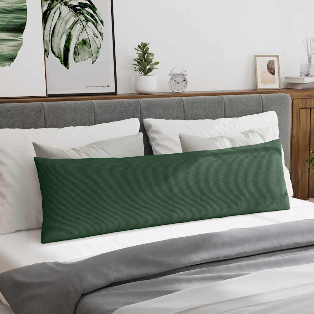 Cuscini da Divano 2 pcs Verde Scuro 145 x 40 cm