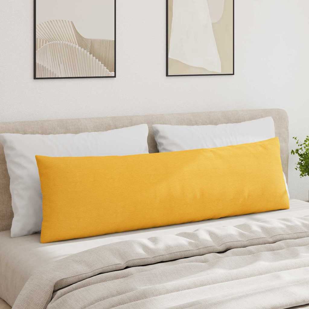 Cuscini da Divano 2 pcs Giallo Chiaro 145 x 40 cm