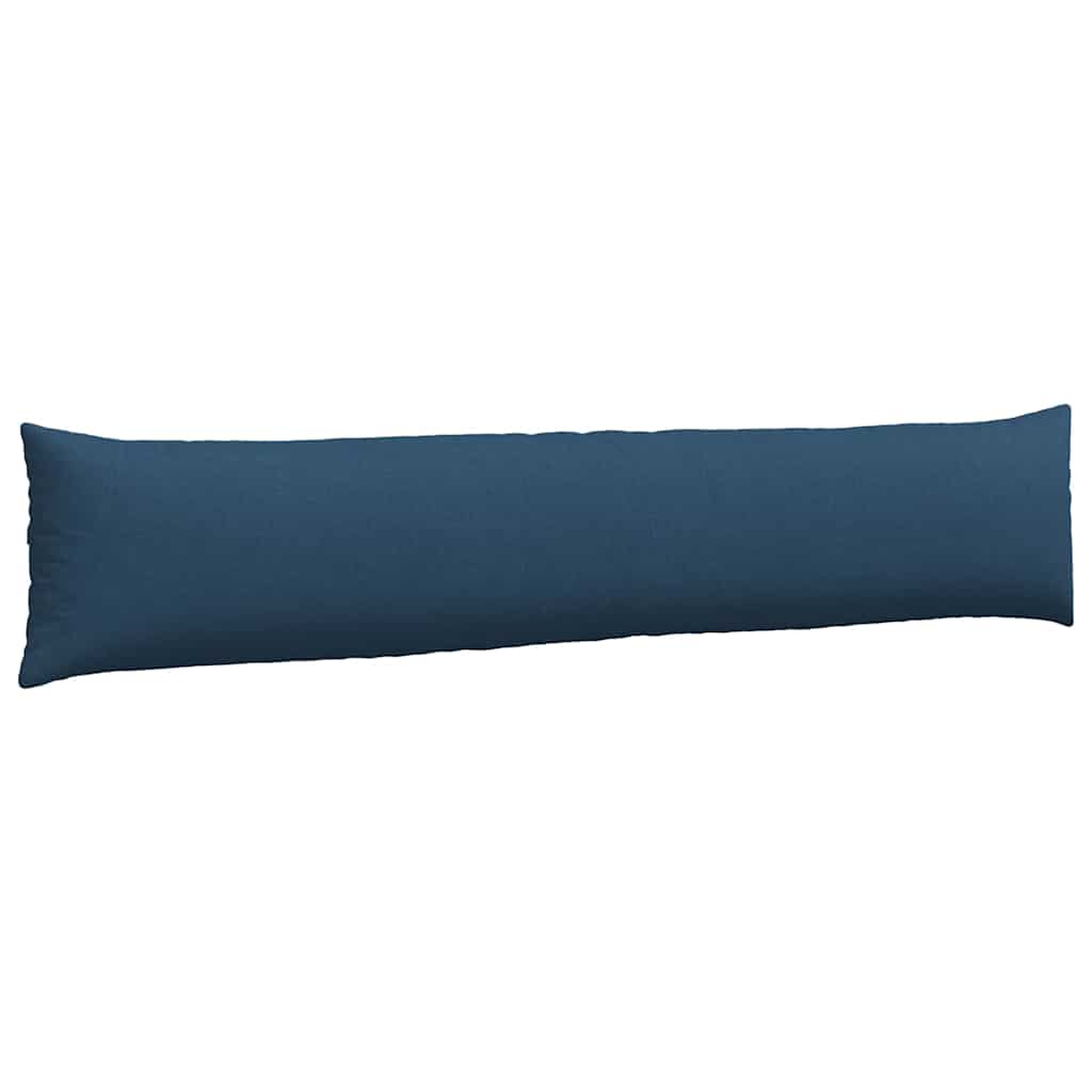 Cuscini da Divano 2 pz Tessuto Blu 200 x 40 cm