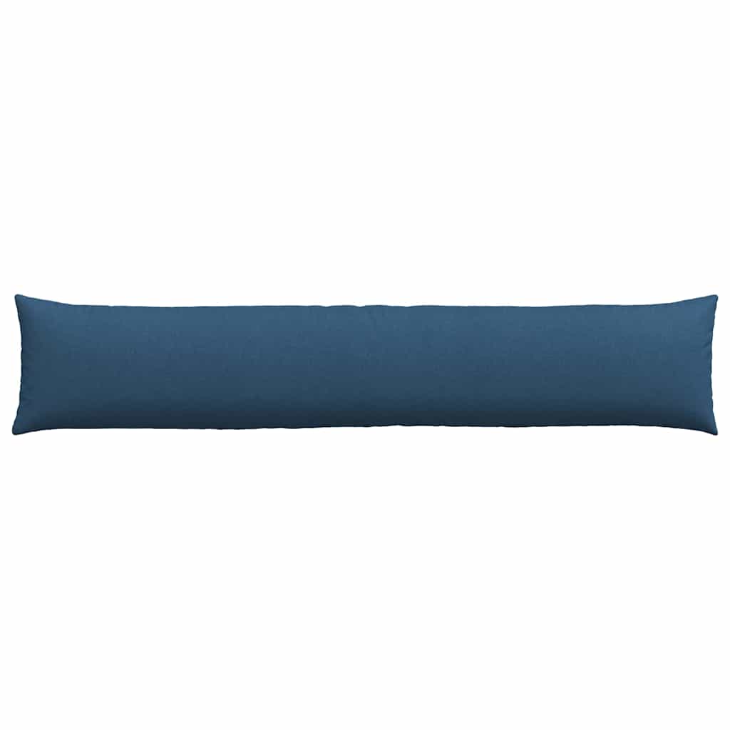 Cuscini da Divano 2 pz Tessuto Blu 200 x 40 cm
