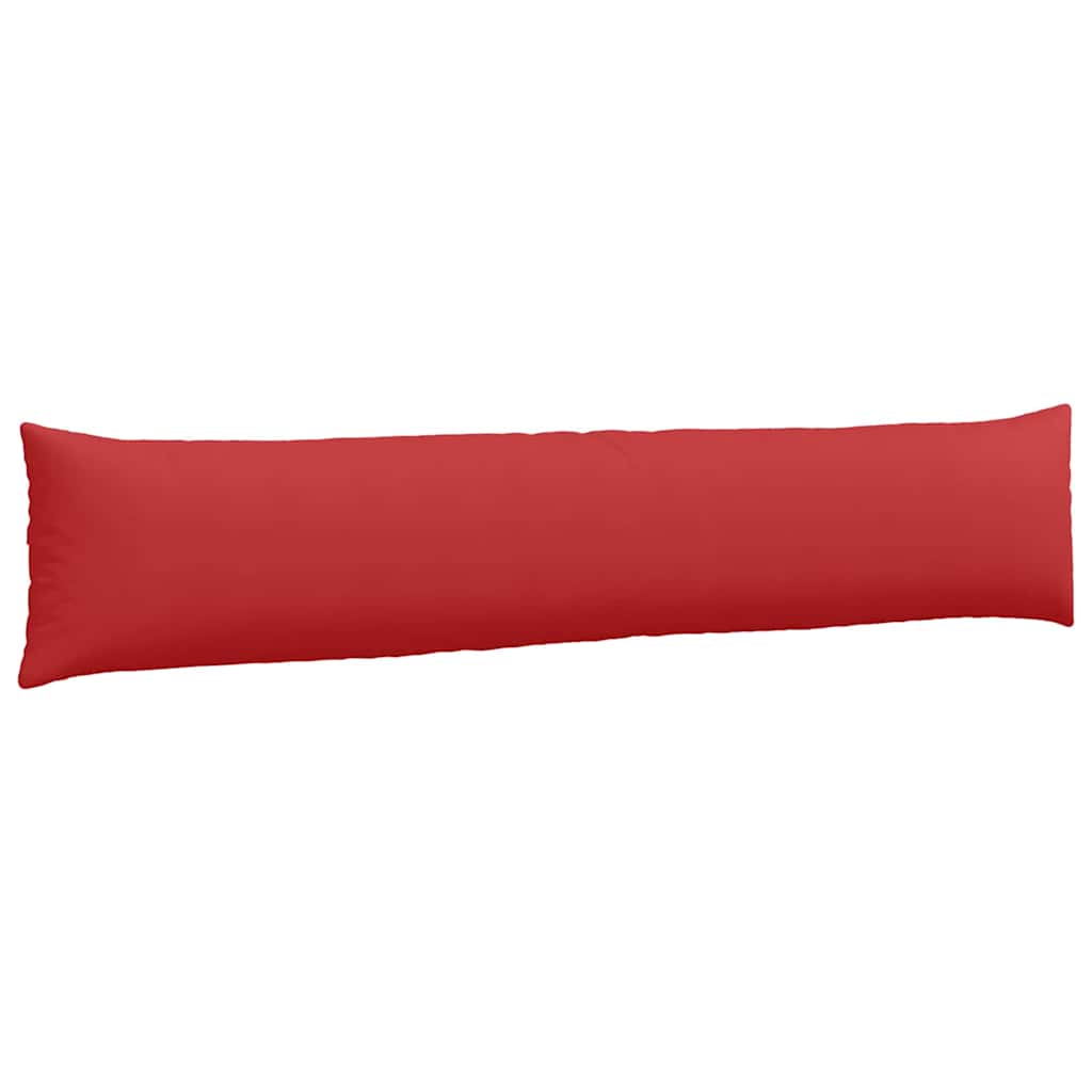 Cuscini da Divano 2 pz Tessuto Rosso 200 x 40 cm