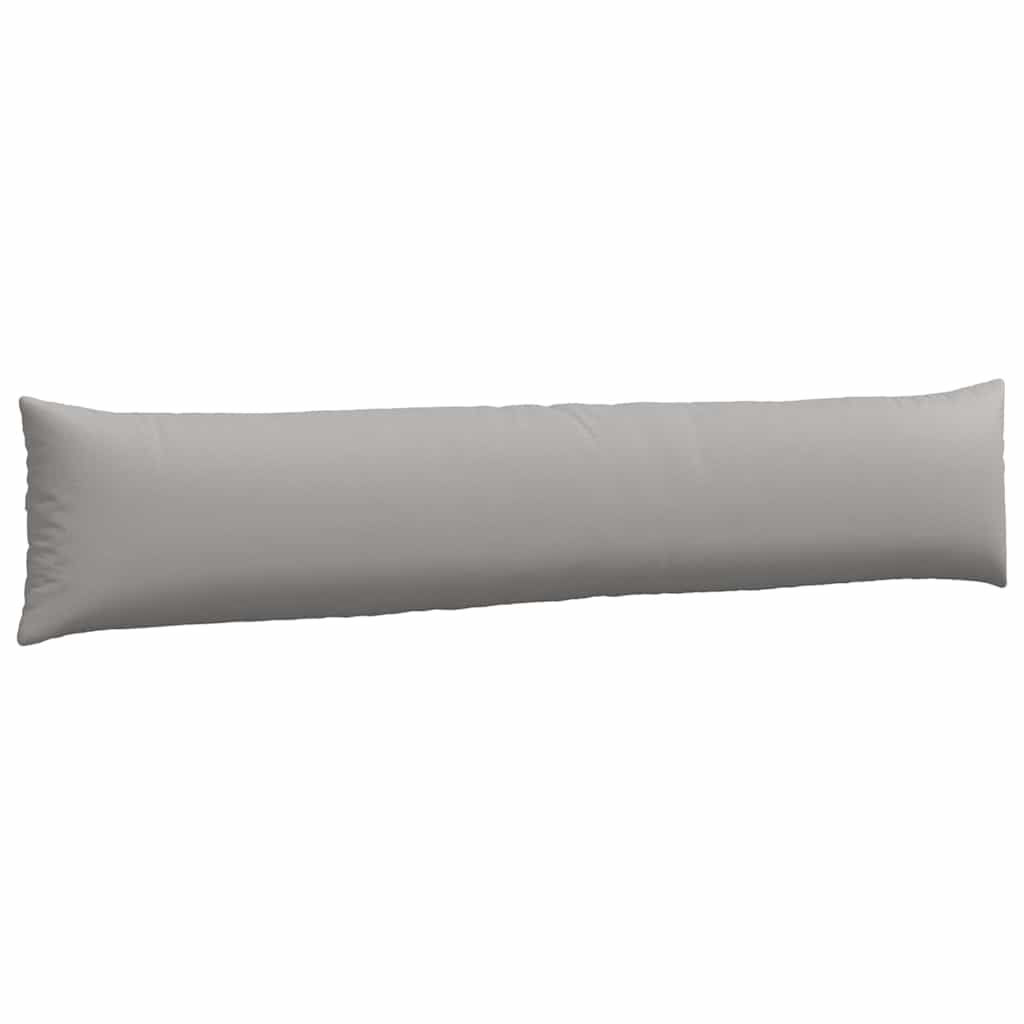 Cuscini da Divano 2 pz Tessuto Grigio Nuvola 200 x 40 cm