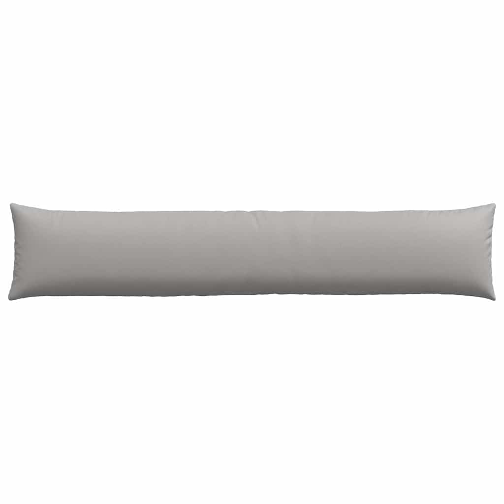 Cuscini da Divano 2 pz Tessuto Grigio Nuvola 200 x 40 cm