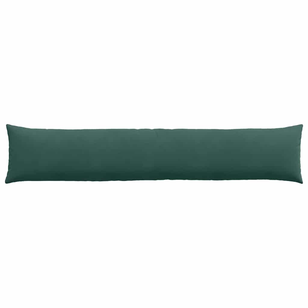 Cuscini da Divano 2 pcs Verde scuro 200 x 40 cm