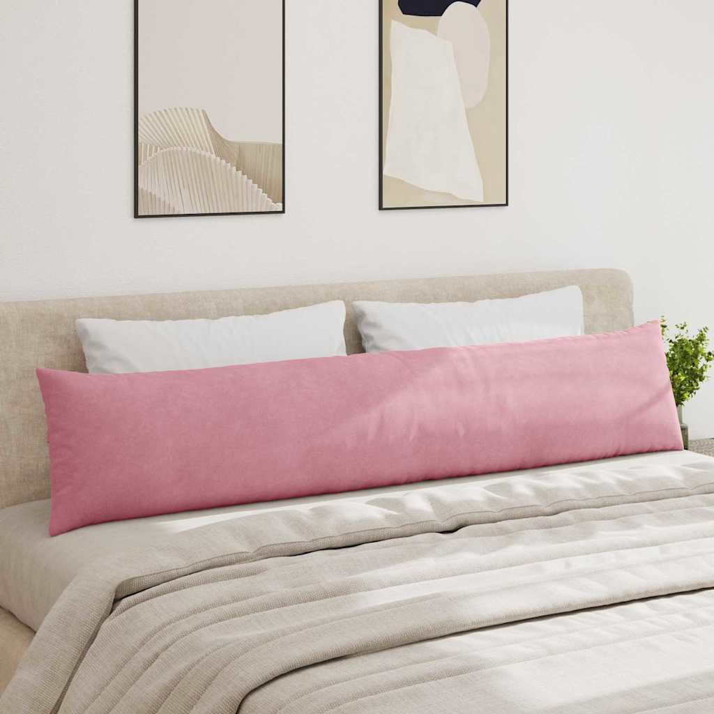 Cuscini da Divano 2 pcs Rosa 200 x 40 cm Tessuto in Cords