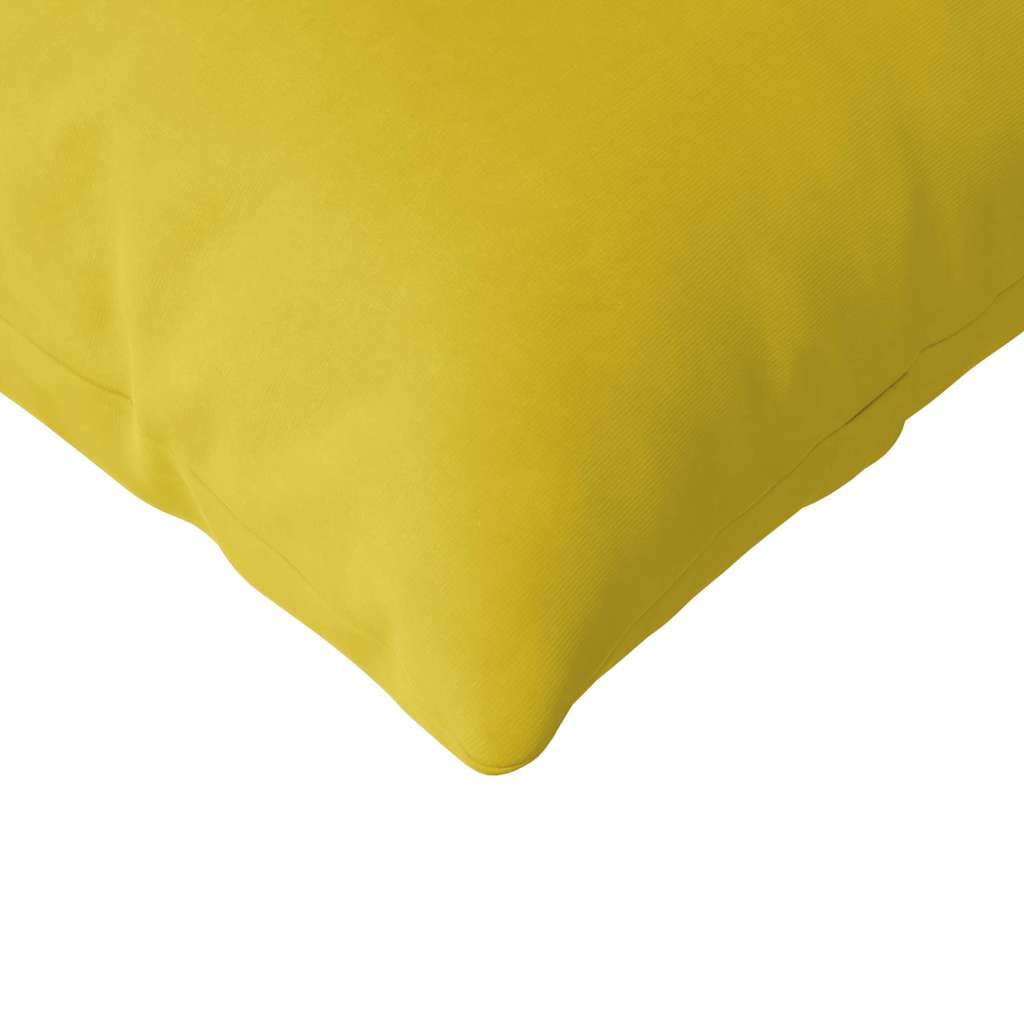 Cuscini da Divano 2 pcs Giallo 200 x 40 cm Tessuto in Cords