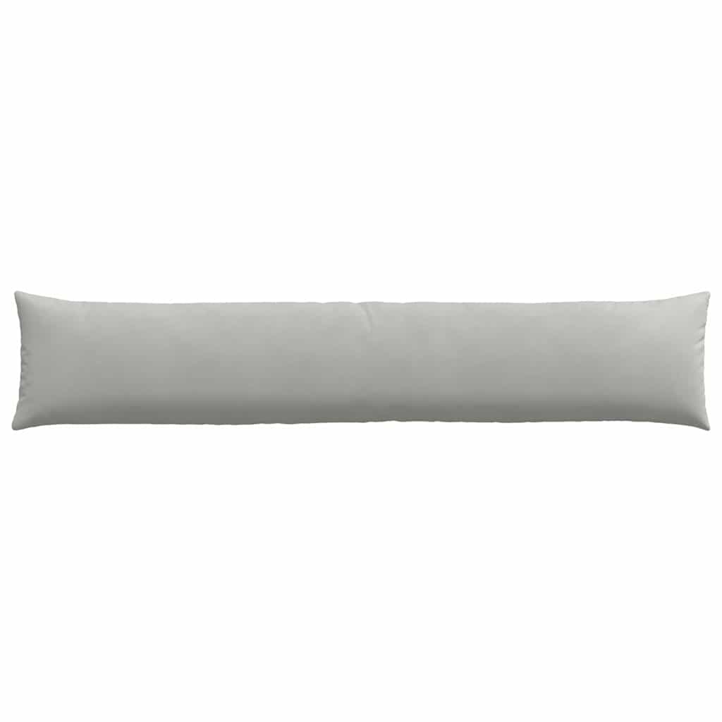 Cuscini da Divano 2 pz Tessuto Grigio chiaro 200 x 40 cm