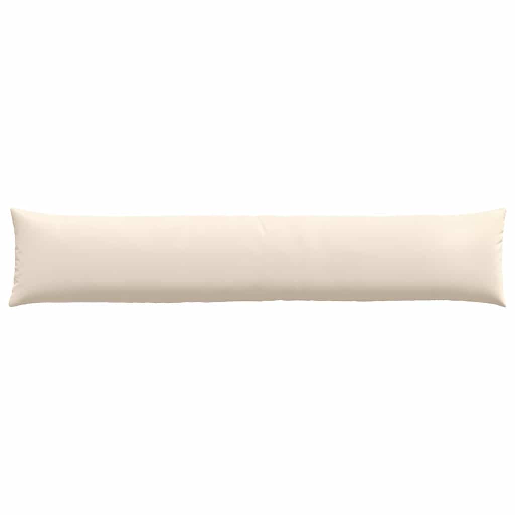 Cuscini da Divano 2 pz Tessuto Beige 200 x 40 cm