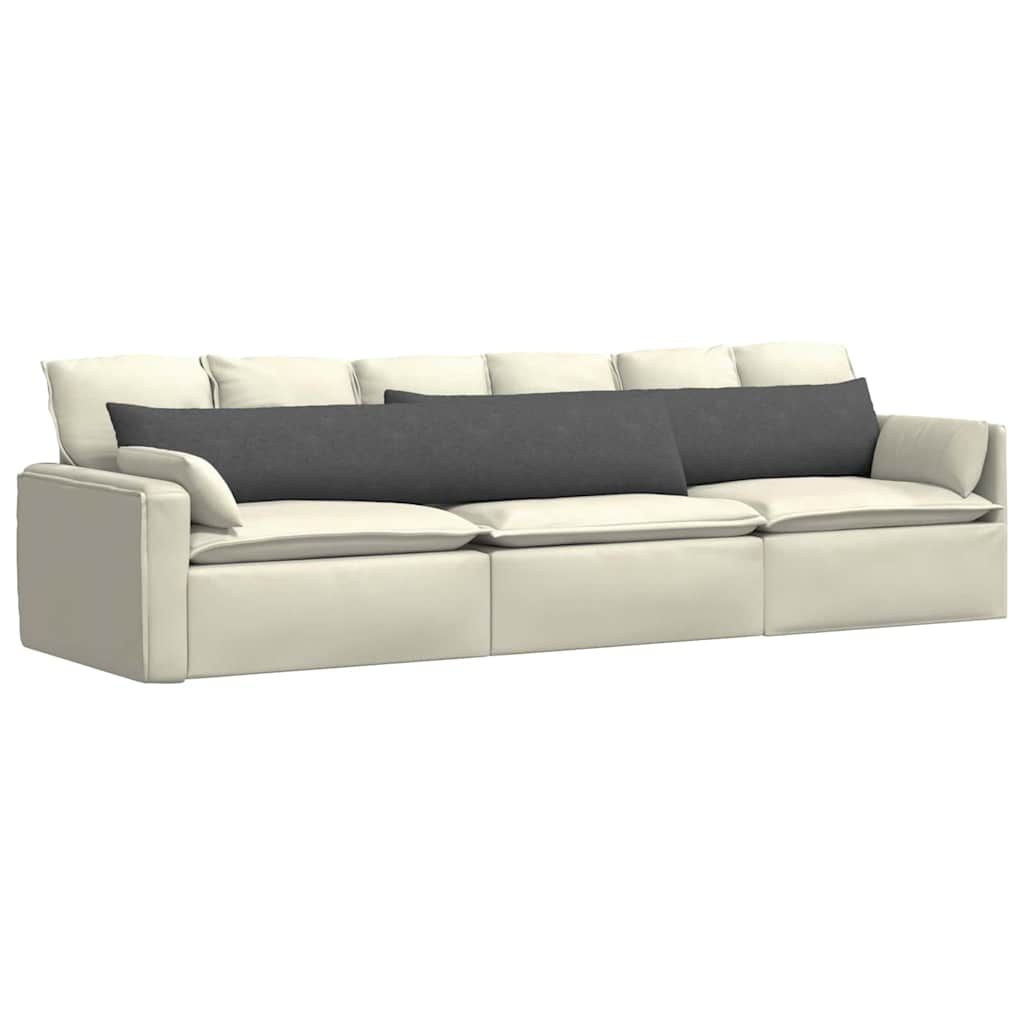 Cuscini da Divano 2 pcs Grigio scuro 200 x 40 cm