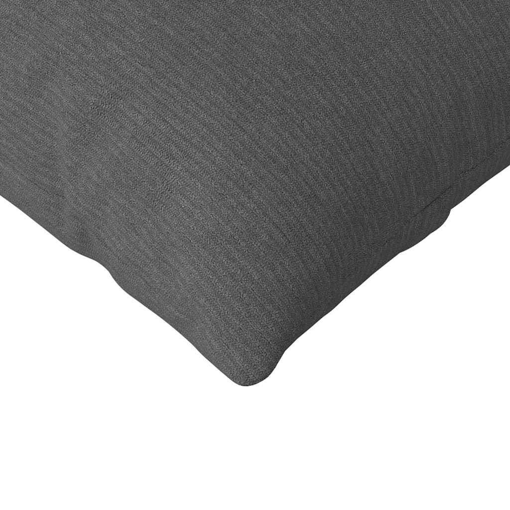 Cuscini da Divano 2 pcs Grigio scuro 200 x 40 cm